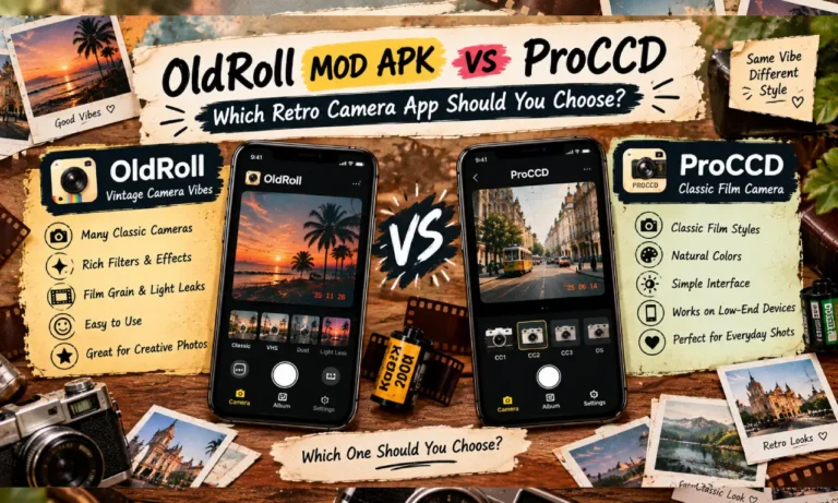 OldRoll MOD APK vs ProCCD Which Retro Camera App Should You Choose?